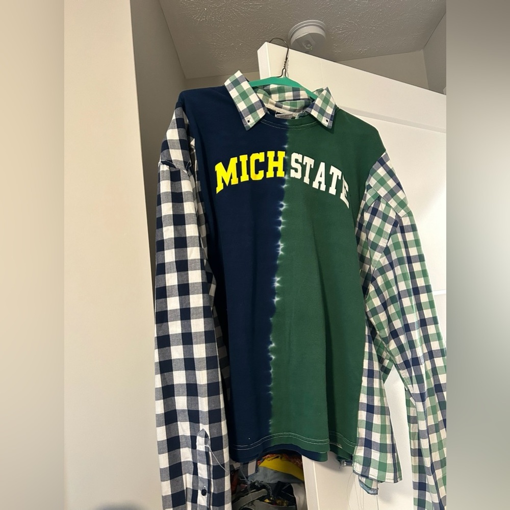 Up cycled, reworked shirt